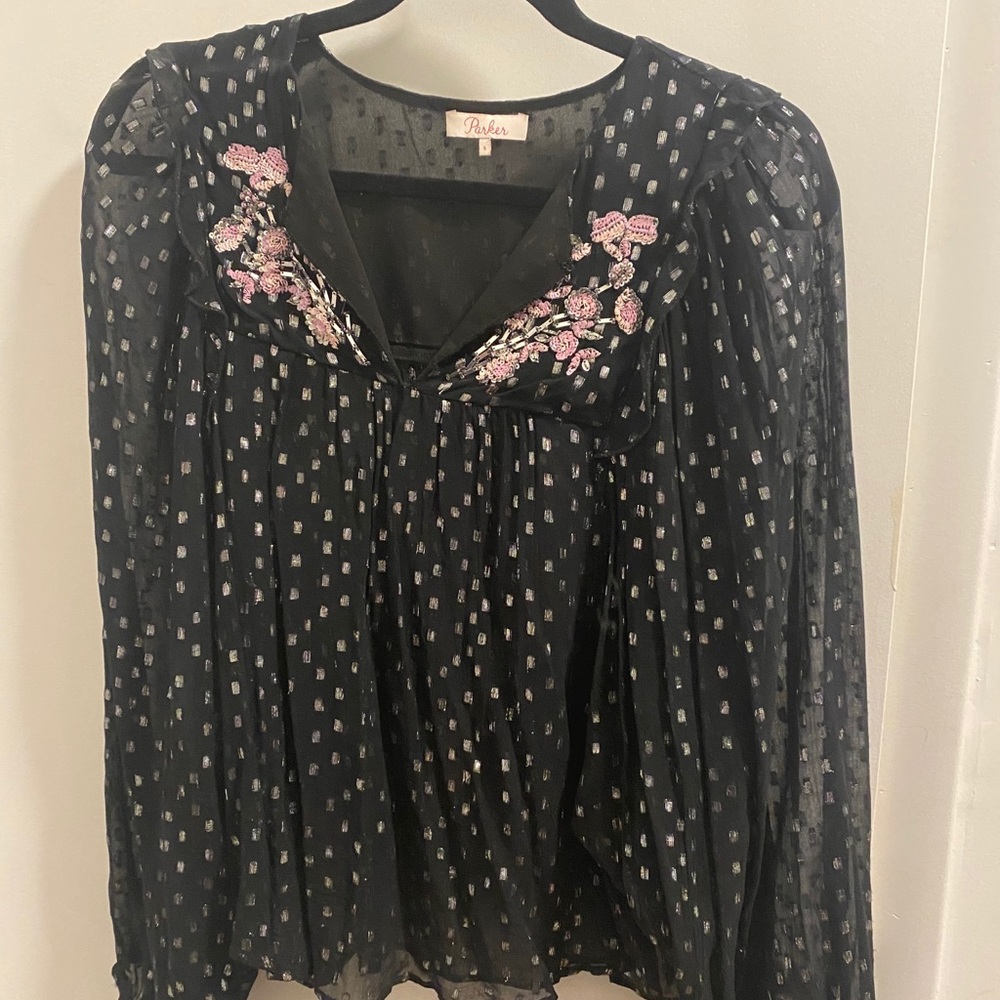 Parker sheer blouse